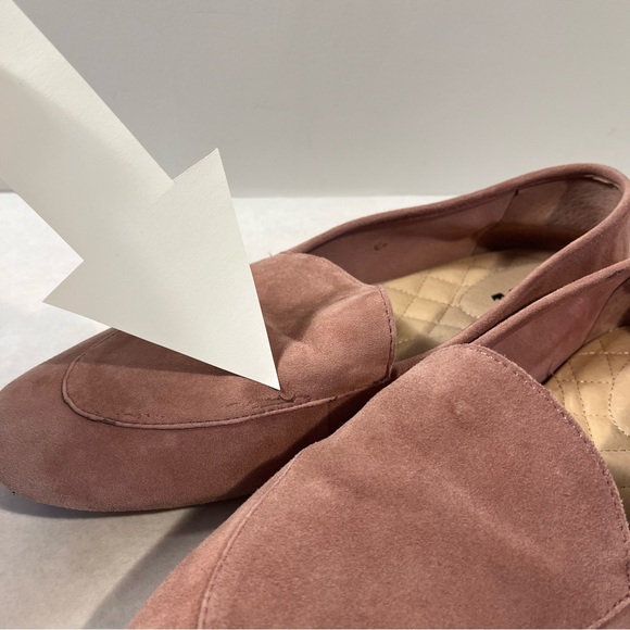 Birdies Vesper Rosewater Pink Suede Loafers Size 9 - Picture 7 of 10